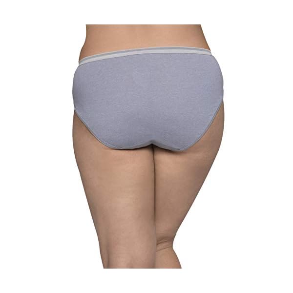Fruit of the Loom womens Fit for Me Plus Size Underwear, Hi Cut - Cotton Assorted, 11 US