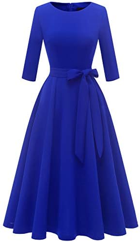 DRESSTELLS Cocktail Dresses for Women, Vintage Wedding Guest Church Dress