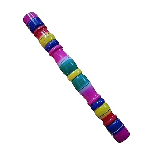Image of Traditional Wooden Thottil Kambu Multicolor with Rope
