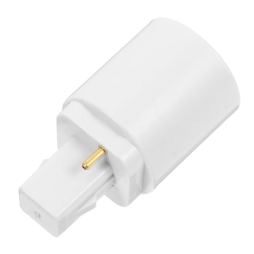 Tofficu Lampenfassung Adapter Zweipoliger Glühbirnenadapter Pbt-material Konverterhalter Einfach Einzurichtender Lampenfassungsadapter Für Heim Und Bürogebrauch
