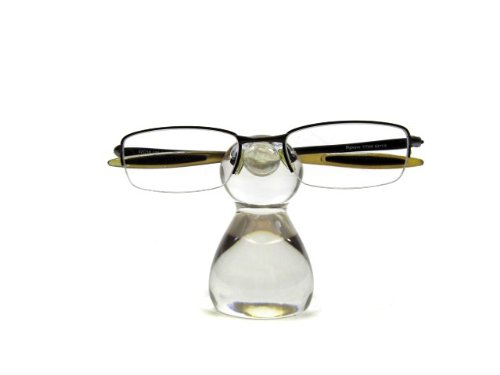 Preisvergleich Produktbild Brillenhalter "Nosy" acryl, transparent