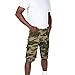 Smoke Rise Men Fashion Twill Shorts (Wood Camo)