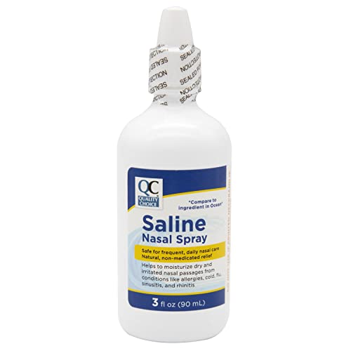 Quality Choice Saline Nasal Moisturizing Spray, 3 Fl. Oz. #TOP30