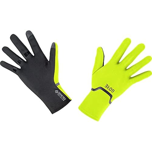GORE WEAR M Guantes elásticos unisex GORE-TEX INFINIUM, 6, Amarillo neón/Negro