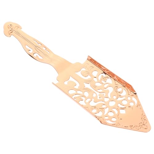 MUCKLILY Spoon Stainless Steel Spoon Decorative Filter Multi-function for Daily Use Perfect Present