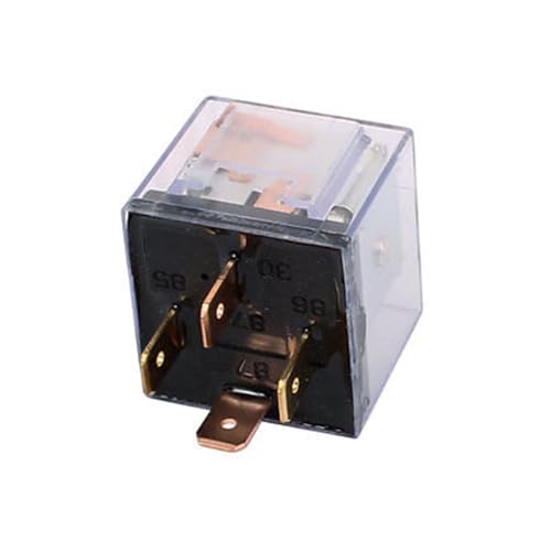Relé electromagnético JD1912 de 12V y 100A con luz LED de control, 5 unidades