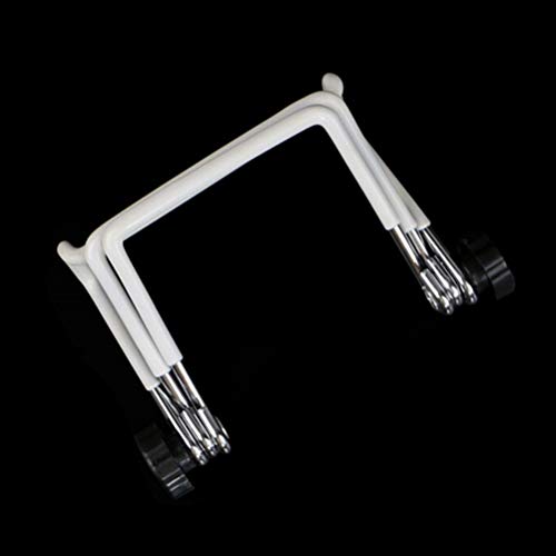 Hemoton Suporte para Brotos de Aço Inoxidável 4 Peças de Vidro de Pedreiro Suporte para Tampa de Tel