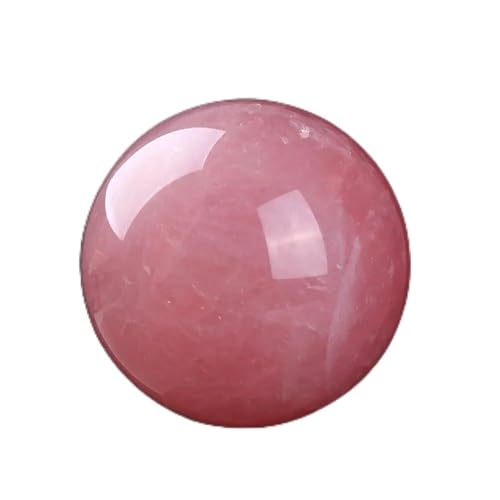 Sphère en quartz rose naturel pour décoration et lithothérapie