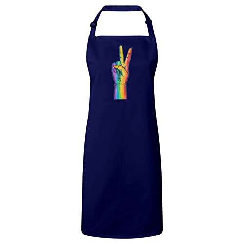Tablier cuisine arc en ciel anti tache tablier premium pride