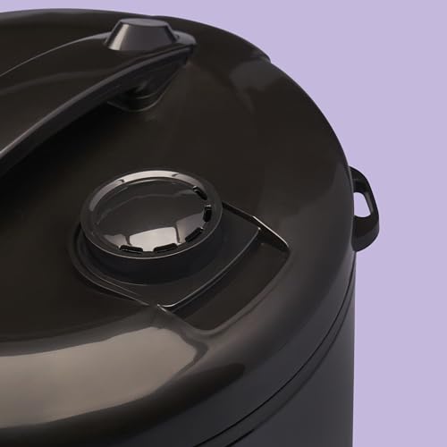 REISHUNGER Rice Cooker & Rice Steamer with Keep-Warm Function, Black (1.2 litres - 6.5 cups) - For 1-6 People - Quick Preparation Without Burning - Ceramic Coating incl. Steamer Insert - Image 11