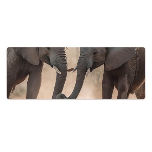 Tapis de souris de jeu antidérapant grand format à éclairage LED