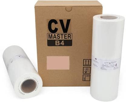 TechNartTechNart CV CZ 3230 B4 Master Roll for RISO 3230 Duplicator (2 Rolls per Box) White Ink Cartridge