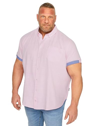 BadRhino Big & Tall Slub Shirt - Men's - Plus Size Curve Pink