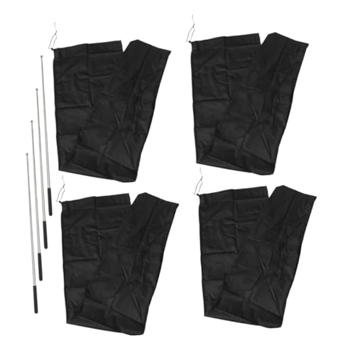 BESTonZON 4pcs Patio Parasol Covers Heavy Duty Outdoor Umbrella Protector for Fits Up to Umbrellas Easy to Carry and Store