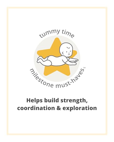 Skip Hop Baby Play Gym Montessori-Inspired 3-in-1 Sensory Tummy Time Activity Mat with 25+ Developmental Activities 4 Toys and 5 Parent Guide Cards with Stage-Based Activities Discoverosity Age 0-2y - Image 8