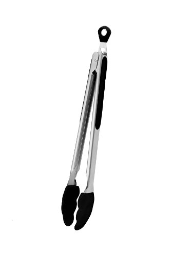 Pinza De Color Negro En Silicona, 43 Cm.