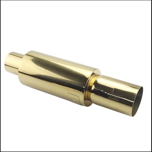 Embout échappement universel pour voiture en acier inox bleu argent de 2 à 3 pouces