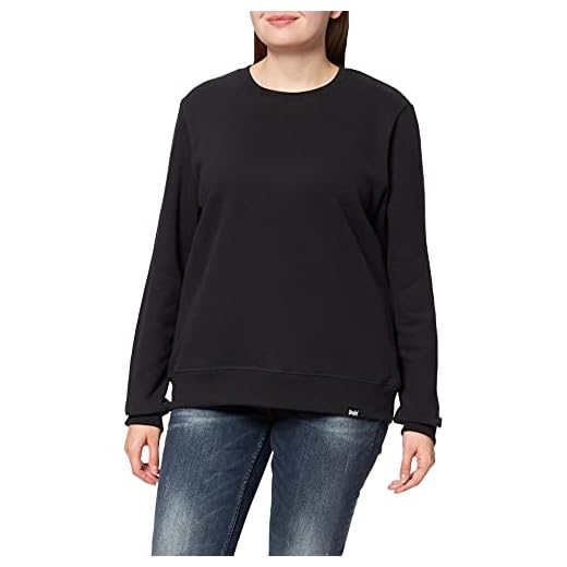 Superdry Vintage Logo EMB Crew Jersey, Negro, XL para Mujer