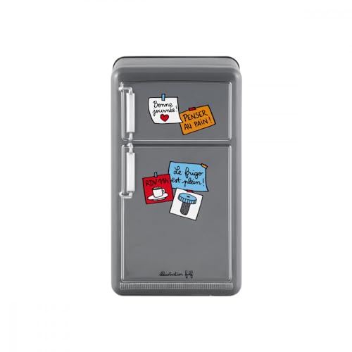 Boite à Bazar Frigo Grise - Derrière la porte