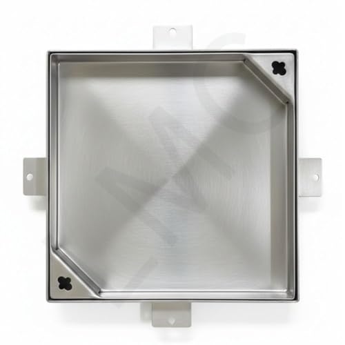 Image of LMC Stainless Steel Manhole Cover Stone Recessed (Heavy Duty) 12-Inches(300x300mm)