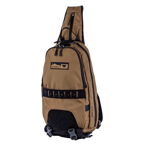 Mountainsmith Timber Sling, Tactical Shoulder Bag for Flyfishing and Outdoor Activities, Coyote Brown