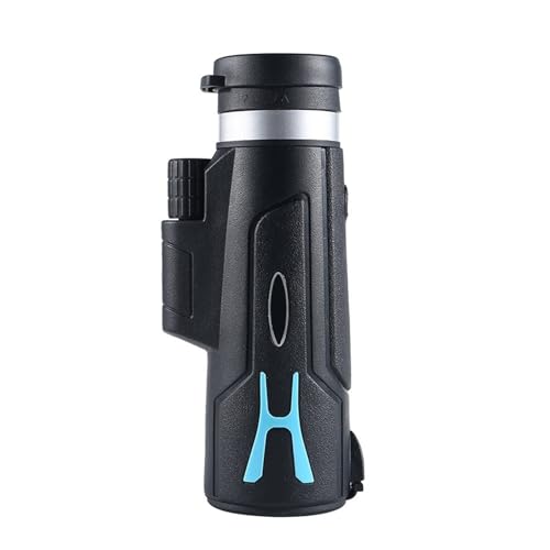 ZGJIAJU Telescopio Monocular 12X50 con Alimentación HD, con Soporte For Teléfono, Prisma BAK4, Monoculares HD Impermeables, Mira For Caza, Camping Y Senderismo Imágenes Nítidas(Standard)