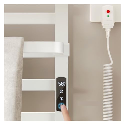 Sèche-serviettes électrique contre l'humidité pour salle de bain - 5