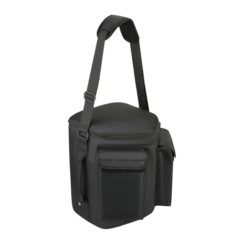 Jesscasday 旅行用キャリーケース ポータブルキャリーバッグ ホルダー 保護ケース ポータブル Bluetooth 対応スピーカー用 (ブラック)