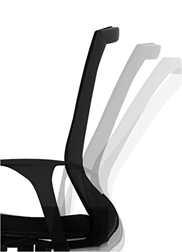Image of Kaos Incla Swivel Medium Back Revolving Chair Black