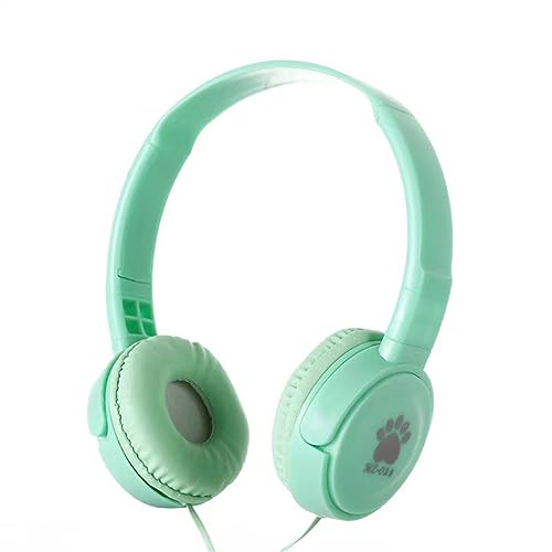 Docooler Auriculares de diadema con cable de 3,5 mm, auriculares de música portátiles para niños, MP4, MP3, smartphones, ordenadores portátiles