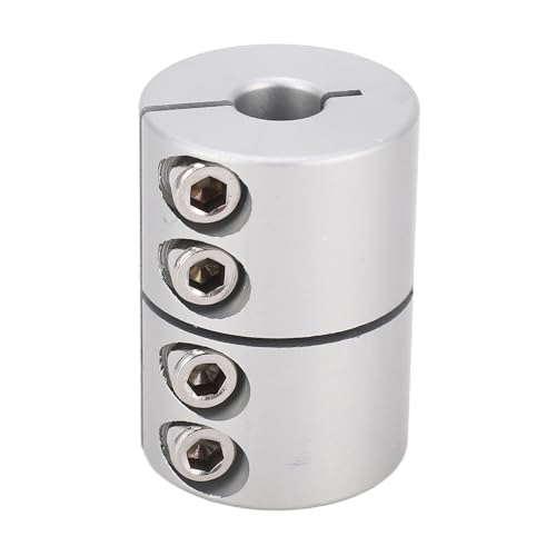 Shaft Coupler Connector, Rigid Coupling Set Screw Stainless Steel Shaft Coupling Motor Connector D32L45 Motor Damping Connector for Stepper Motors 3D Printers