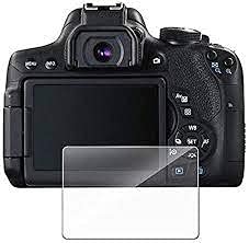 Vasu Traders GYC Anti-Blue Ray Compatible for CANON EOS 760D 9H Hardness Unbreakable Anti-Fingerprint Touch Sensitive Guard Screen Coverage