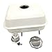 Cancanle Serbatoio Carburante con Tappo Filtro Carburante per GX140 GX160 GX200 5.5HP 6.5HP 168F 170F Generatore Motore 17510-ZE1-030ZA