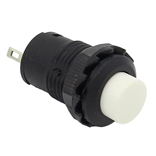 Bouton-poussoir momentané 12mm à retour automatique contact réactif pour panneau électrique