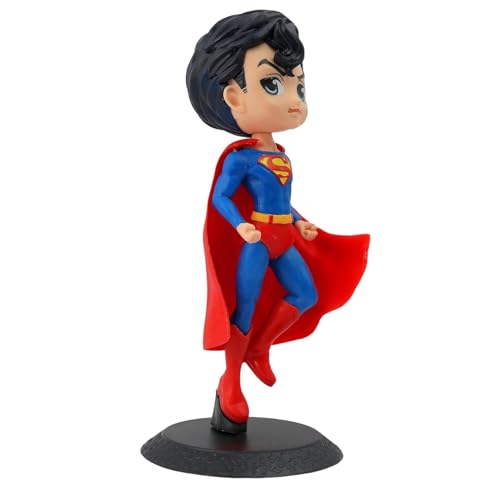 Image of Anime Cartoon Character Q Posket Action Figure | Limited Edition | Attractive Lightweight Durable Toy Figures for Home Decors Office Desk and Study Table (Supermen)
