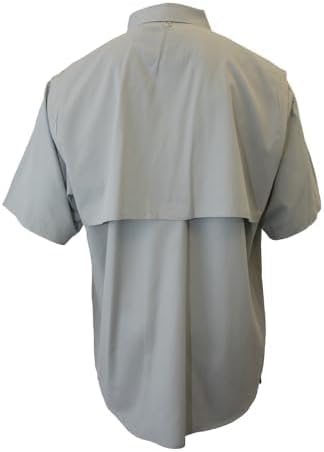 Men's Long Sleeve Fishing Button Down Shirt, Breathable Outdoors Casual Lightweight Shirt - Image 3