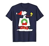 Peanuts Holiday Snoopy's Doghouse Sleigh T-Shirt