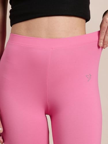 Image of TWIN BIRDS Tailored Cut and Classic Fit Super Stretchable Elastane Fabric Churidar Leggings for Women