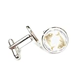 Gemelos, Tótem De Pez De Piscis, Proyección Holográfica, Regalo De La Suerte, Piscis, Doce Signos Del Zodiaco, Hebilla De Puño Personalizada, Accesorio De Camisa, Regalo Para Novio Contador, Boda