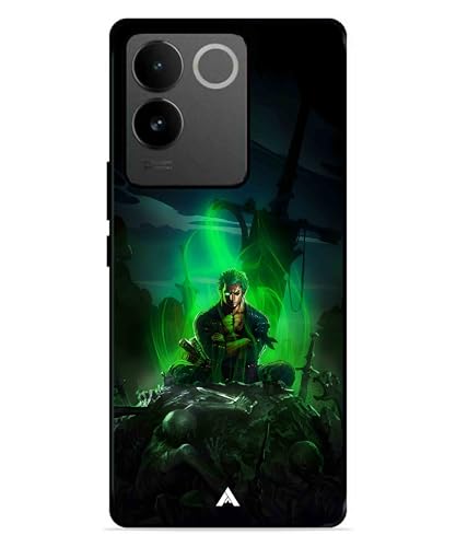 Image of Premium Anime 1 Case for iQOO Z7 Pro (Glossy Finish) Soft-Touch Metal TPU Back Cover, Shockproof, Designer, Aesthetic Mobile Phone Case