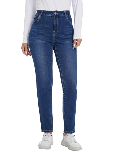 LICTZNEE Jeans for Women High Waist, Skinny Stretchy Jeans Slim Fit Leg Pants with Pockets Tummy Control Butt Lift