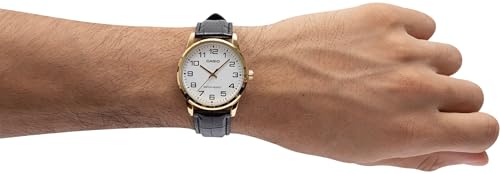 CASIO mtp-v001gl-7 – Wristwatch, for Men, Colour Black and White