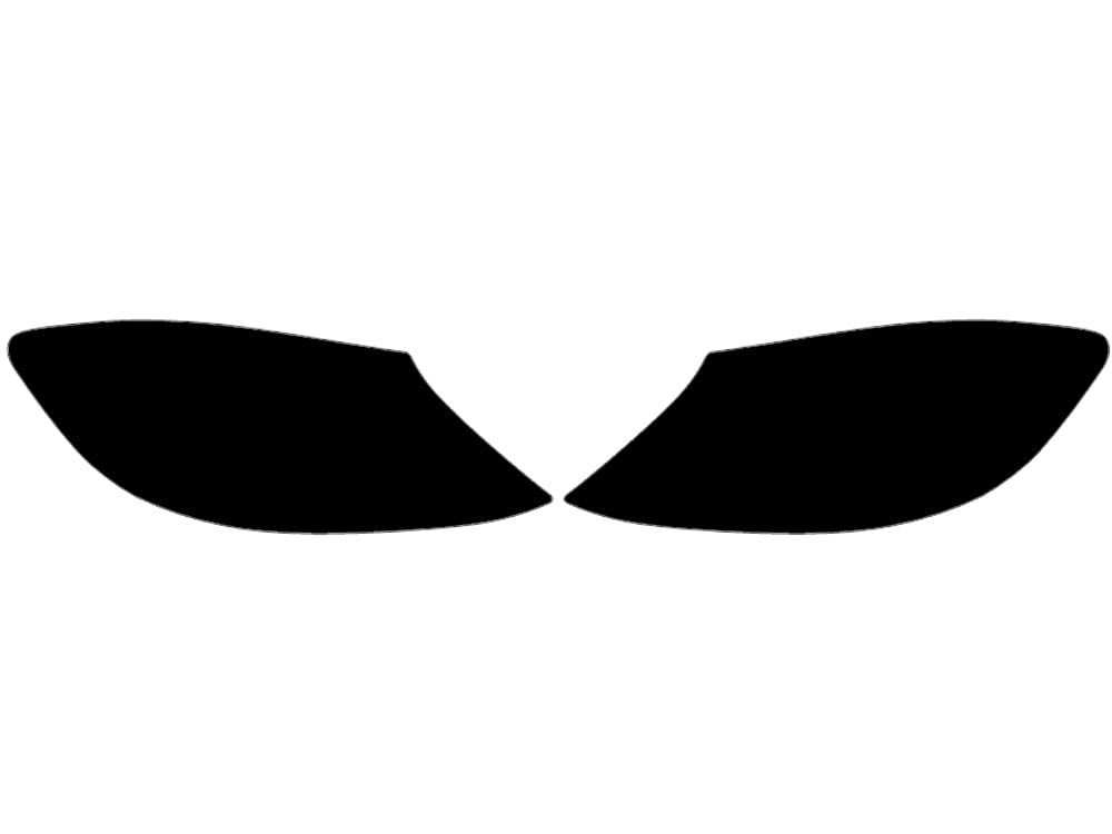 Rvinyl Headlight Tint Covers Compatible with Mercedes-Benz S-Class 2018-2020 (Sedan) - Matte Smoke