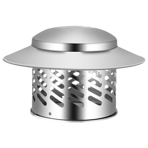 Cappe Per Per Esterno,Coperchio In Acciaio Inossidabile Antipioggia | Cappa Di Ventilazione Per Canna Fumaria A Legna,Per Tubo Stufa, Muratura, Forno, Scaldabagno, Stufe Domestiche