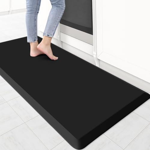 Image of 0.8 inch Thick Kitchen Mat Cushioned Anti Fatigue Rug Comfort Floor Mats | Water-Resistant, Non-Slip, Easy to Clean Comfort Floor Mat for Kitchen, Sink & Office, Multiple Colors & Sizes, 54 inch x 22 inch