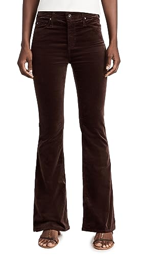 AG Adriano Goldschmied Farrah Damen Bootcut-Jeans mit hoher Taille, Bittere Schokolade, 31 Regular