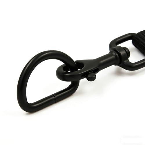 Hebillas en forma de D para correas de cincha negras Wuuycoky accesorios costura 6