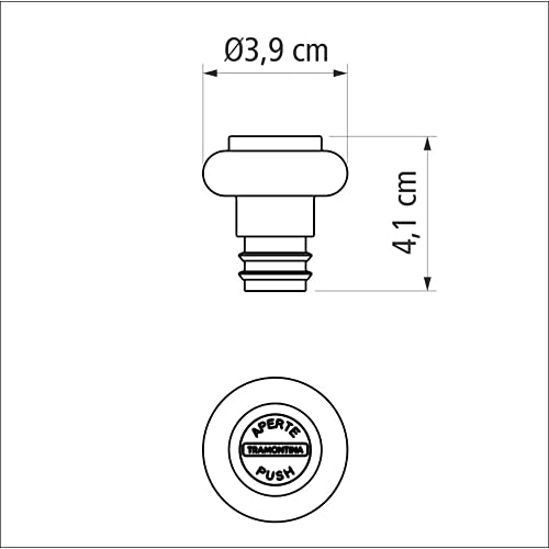 Conjunto de Tampas para Bomba de Vácuo Tramontina Harmoniza 2 Peças