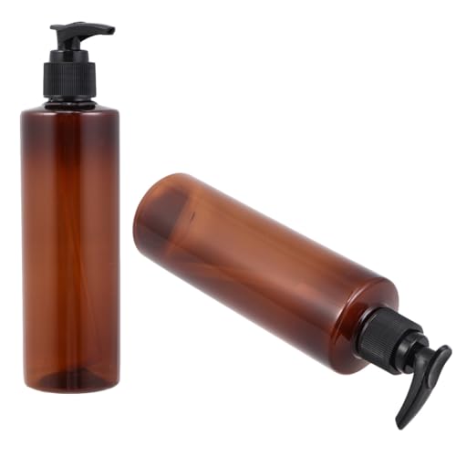 TOVINANNA Botellas Dispensadoras de Loción 250Ml Marrón 6 Piezas Bomba de Prensa Botellas Vacías para Jabón y Gel Dispensador Recargable para Baño y Cocina Color Aleatorio Color Aleatorio