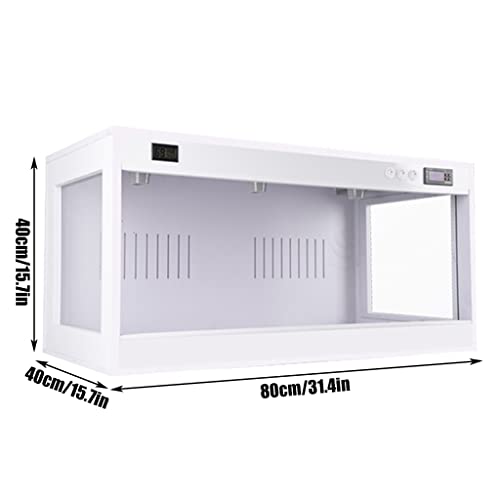 Terrarium pour Reptiles PVC Isolant Évite Perte Chaleur Vivarium - 8